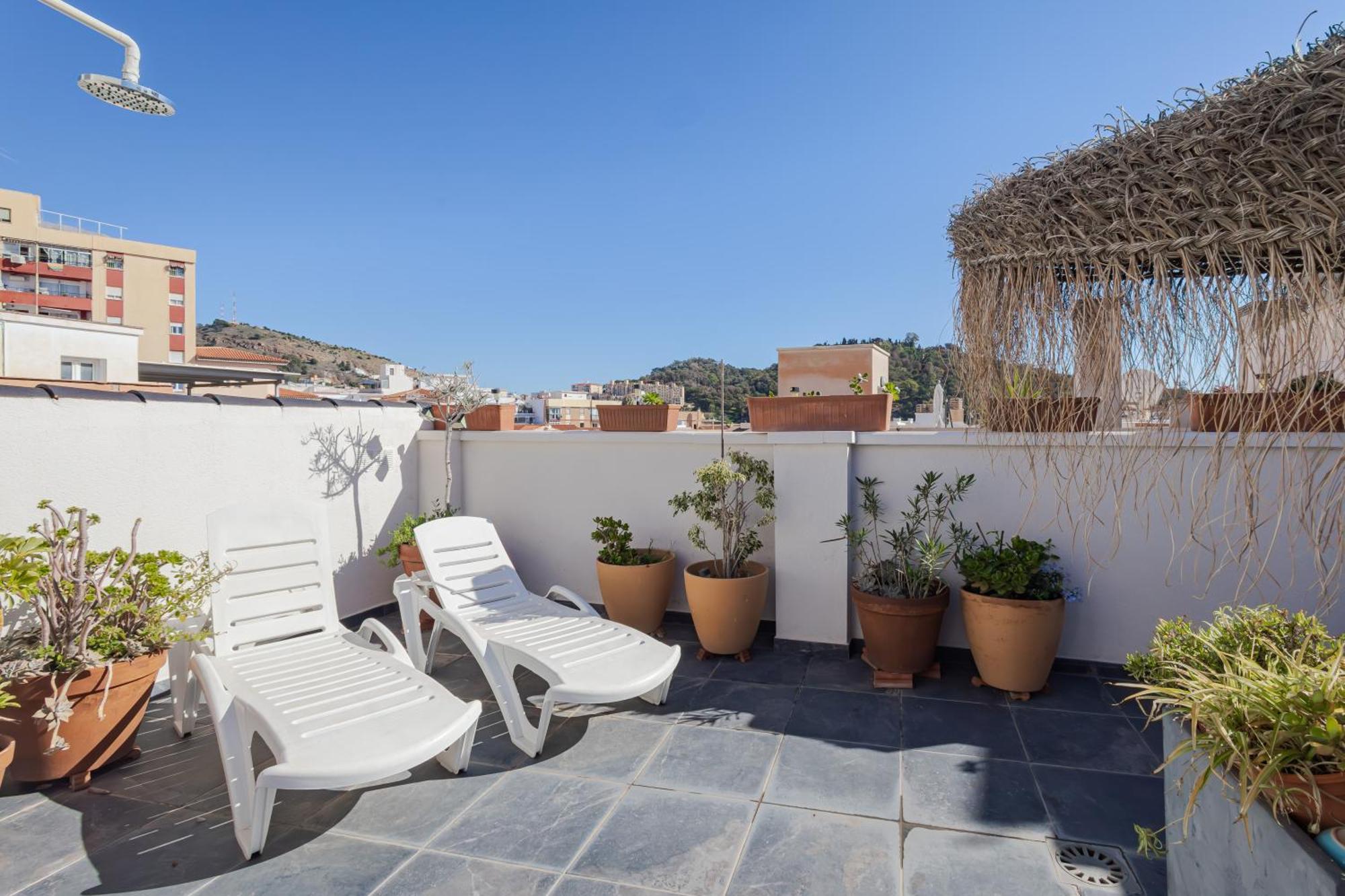 Historic Centre + Rooftop + Parking Lägenhet Málaga